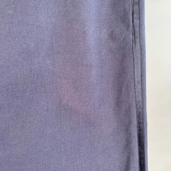 NEW YORK INDUSTRIE Size 32 Navy Cotton Blend Tuxedo Button Fly Dress Pants